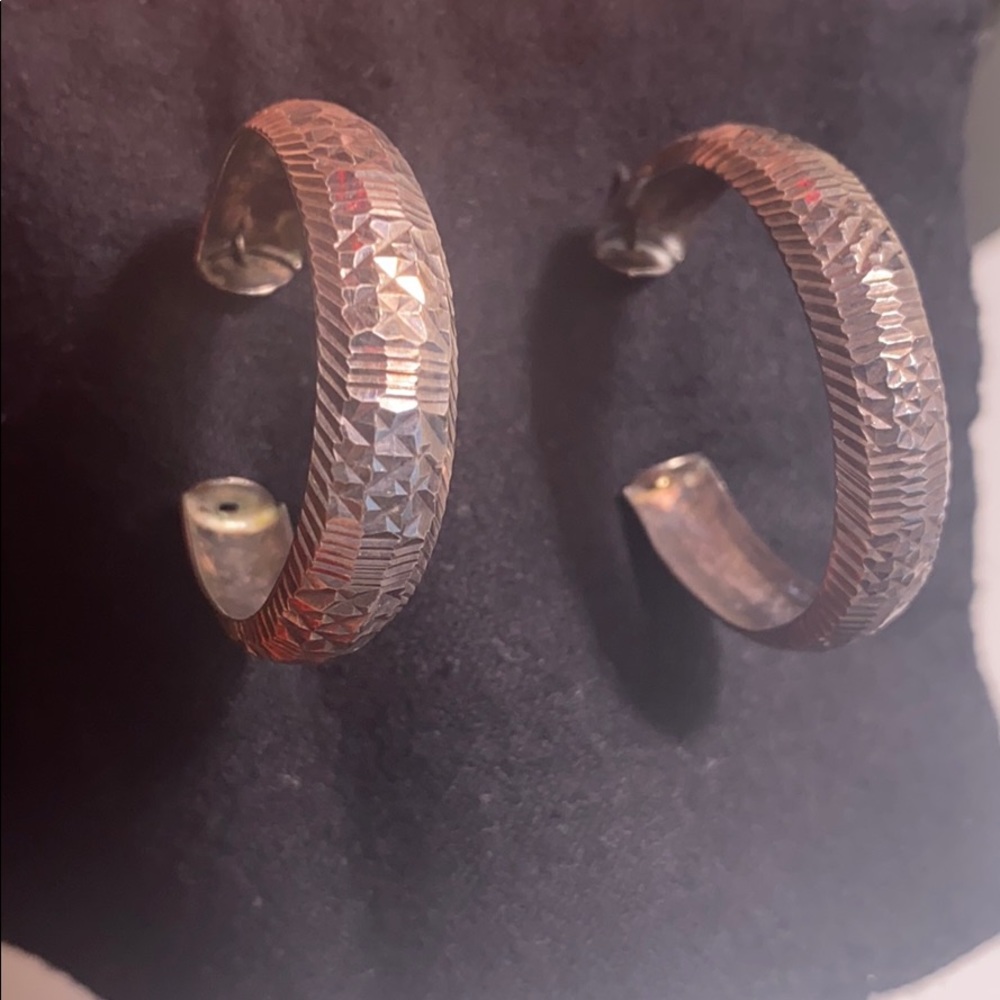 Vintage Silver Textures earrings